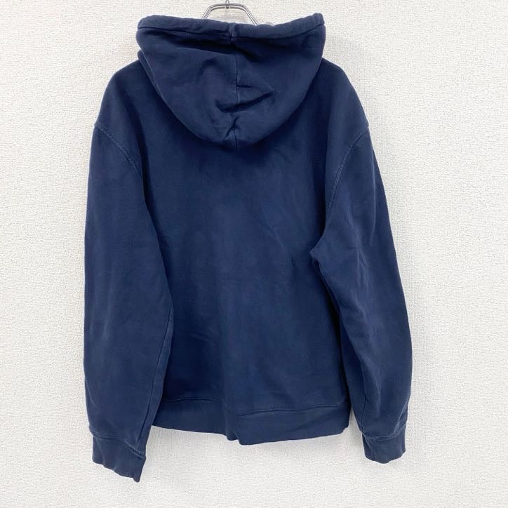 NAUTICA　ノーティカ　フルジップスウェットパーカー/フーディー　デカロゴ　紺　ネイビー　XLサイズ