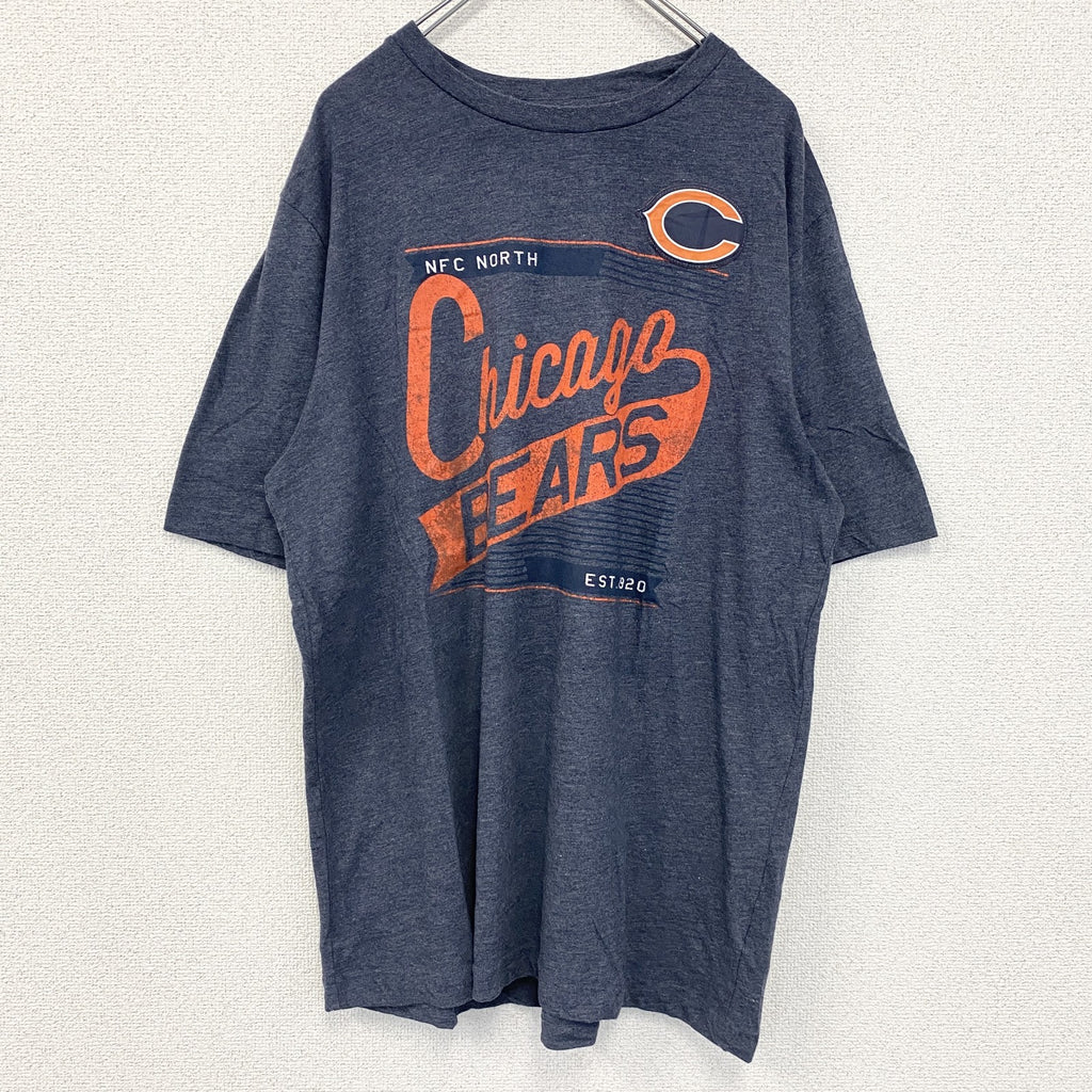 古着 used　NFL　半袖オフィシャルプリントTシャツ　アメフト　シカゴベアーズ　CHICAGO BEARS　XLサイズ