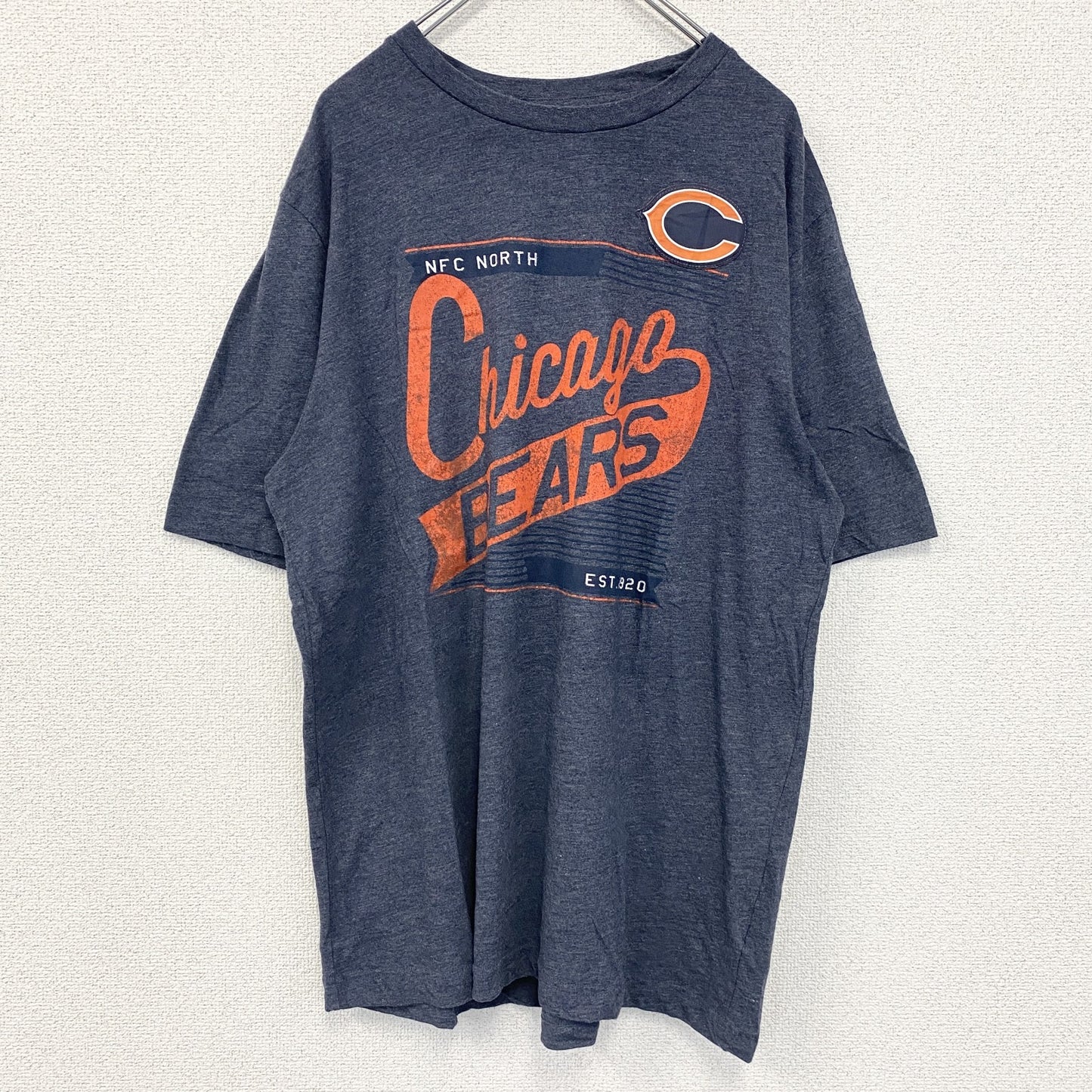 古着 used　NFL　半袖オフィシャルプリントTシャツ　アメフト　シカゴベアーズ　CHICAGO BEARS　XLサイズ