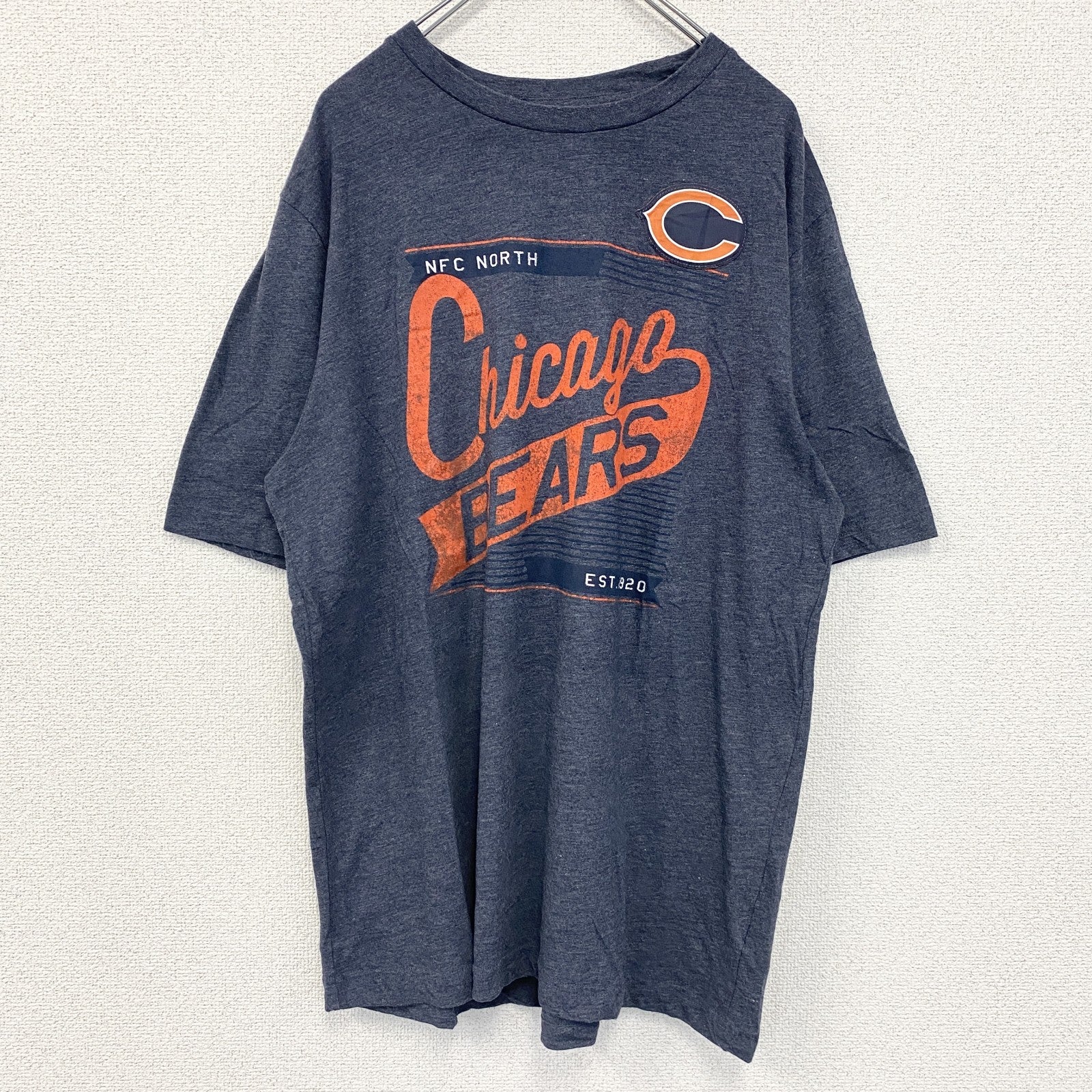 古着 used　NFL　半袖オフィシャルプリントTシャツ　アメフト　シカゴベアーズ　CHICAGO BEARS　XLサイズ