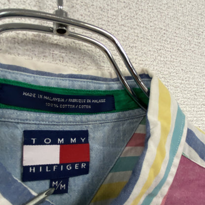 TOMMY HILFIGER　トミーヒルフィガー　長袖シャツ　ストライプ柄　マルチカラー　Mサイズ