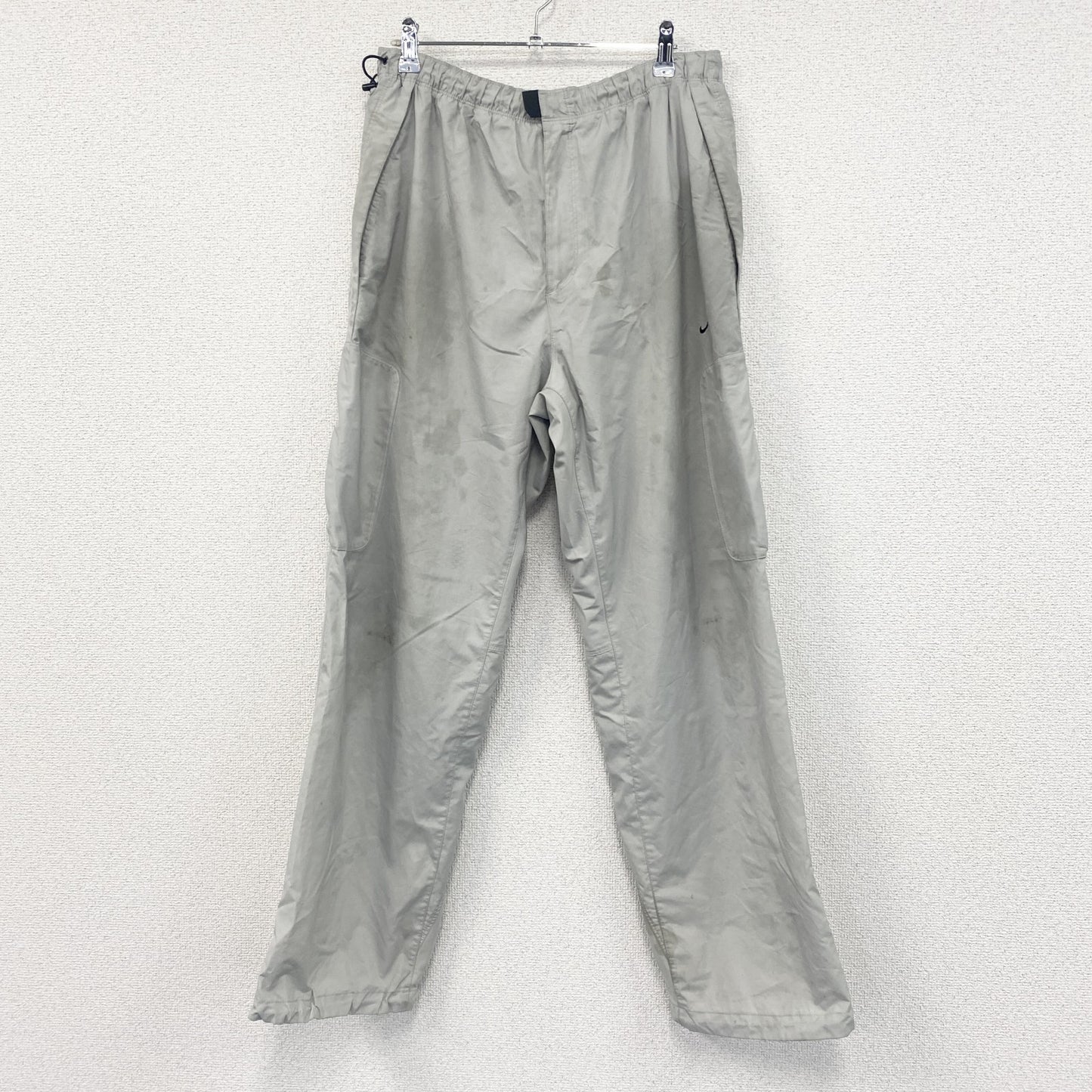 00s　NIKE　ナイキ　CLIMA-FIT　ウォームパンツ　イージーパンツ　ヴィンテージ　灰色　グレー　XLサイズ