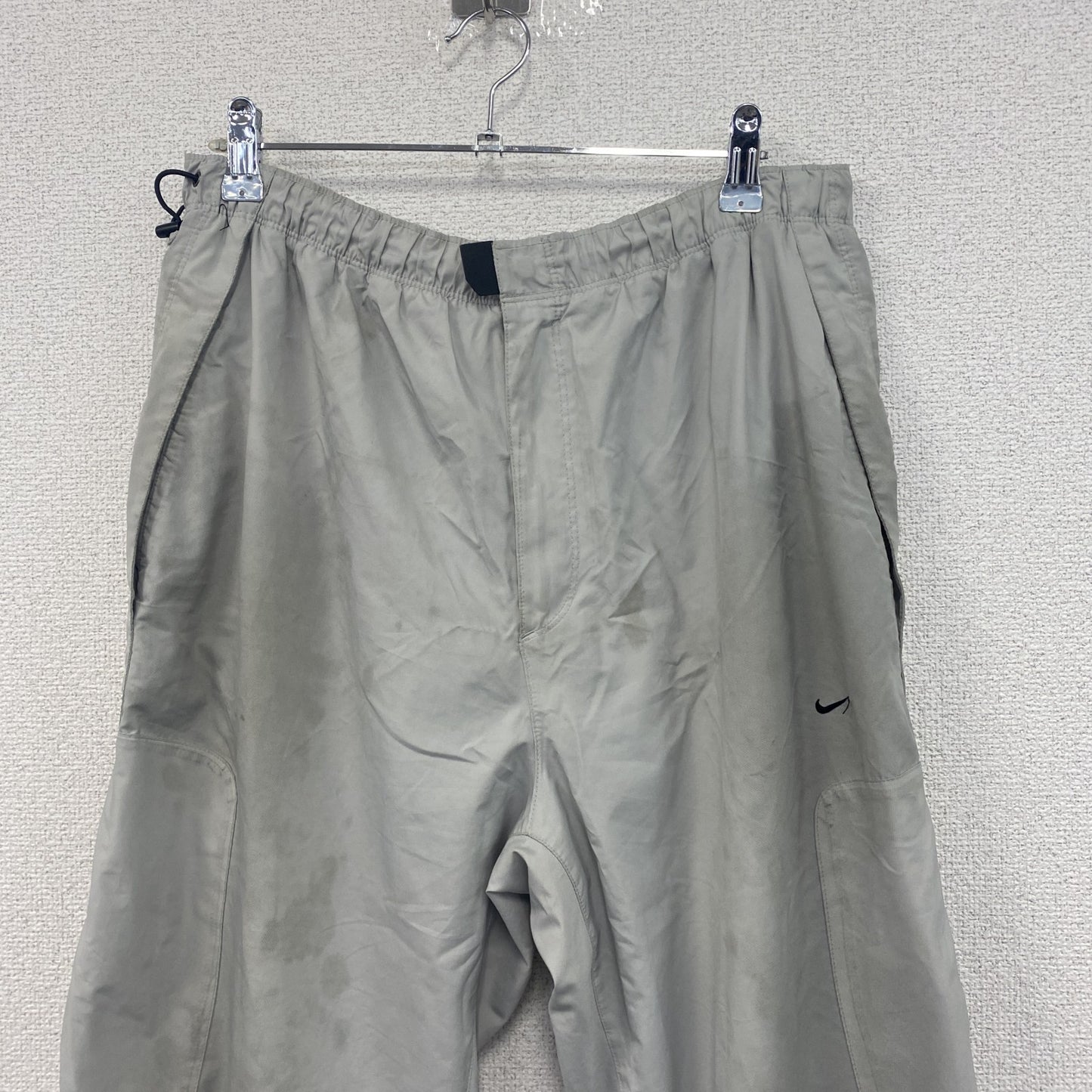 00s　NIKE　ナイキ　CLIMA-FIT　ウォームパンツ　イージーパンツ　ヴィンテージ　灰色　グレー　XLサイズ