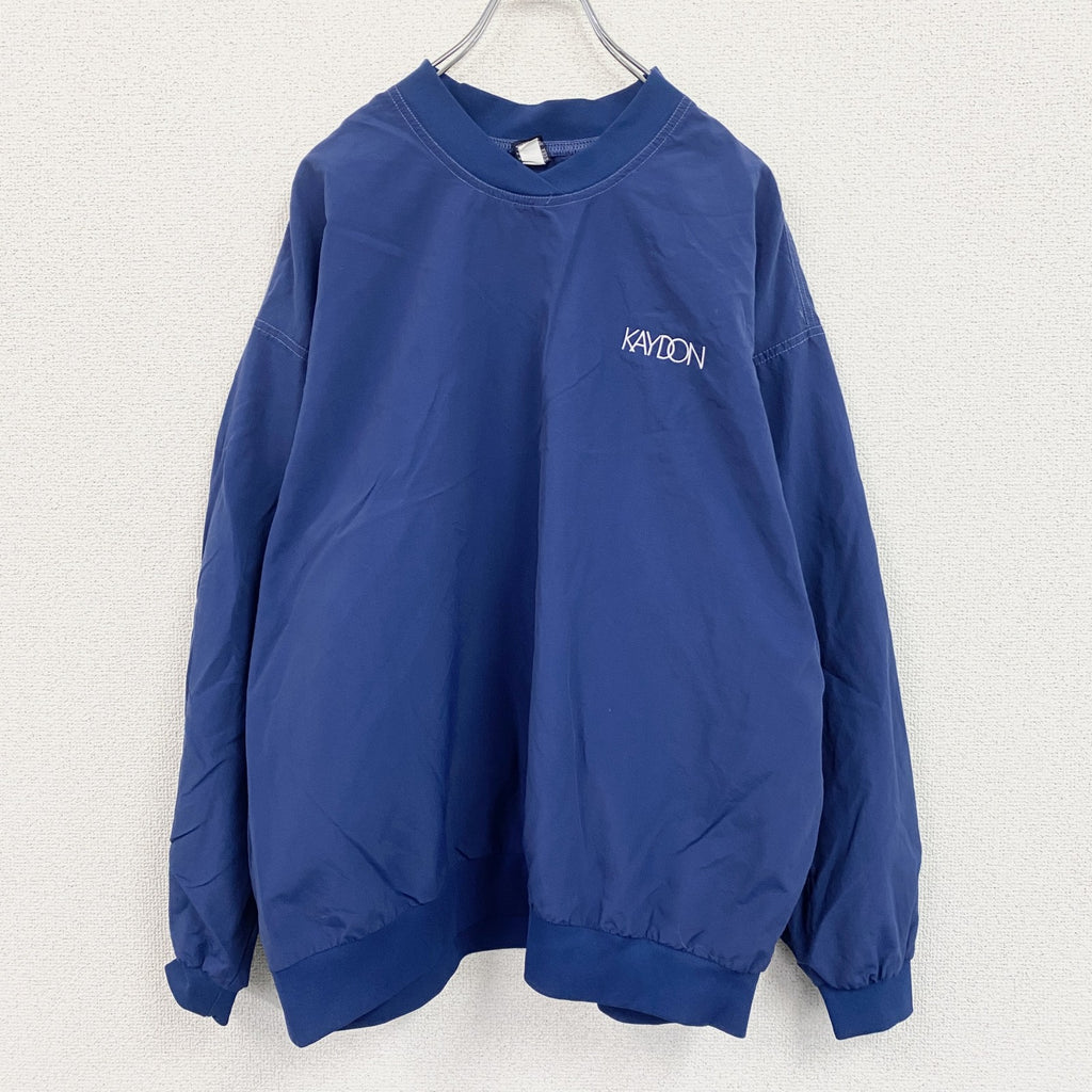 90s　LANDS’END　ランズエンド　ナイロンプルオーバージャケット　ヴィンテージ　青　ブルー　Lサイズ