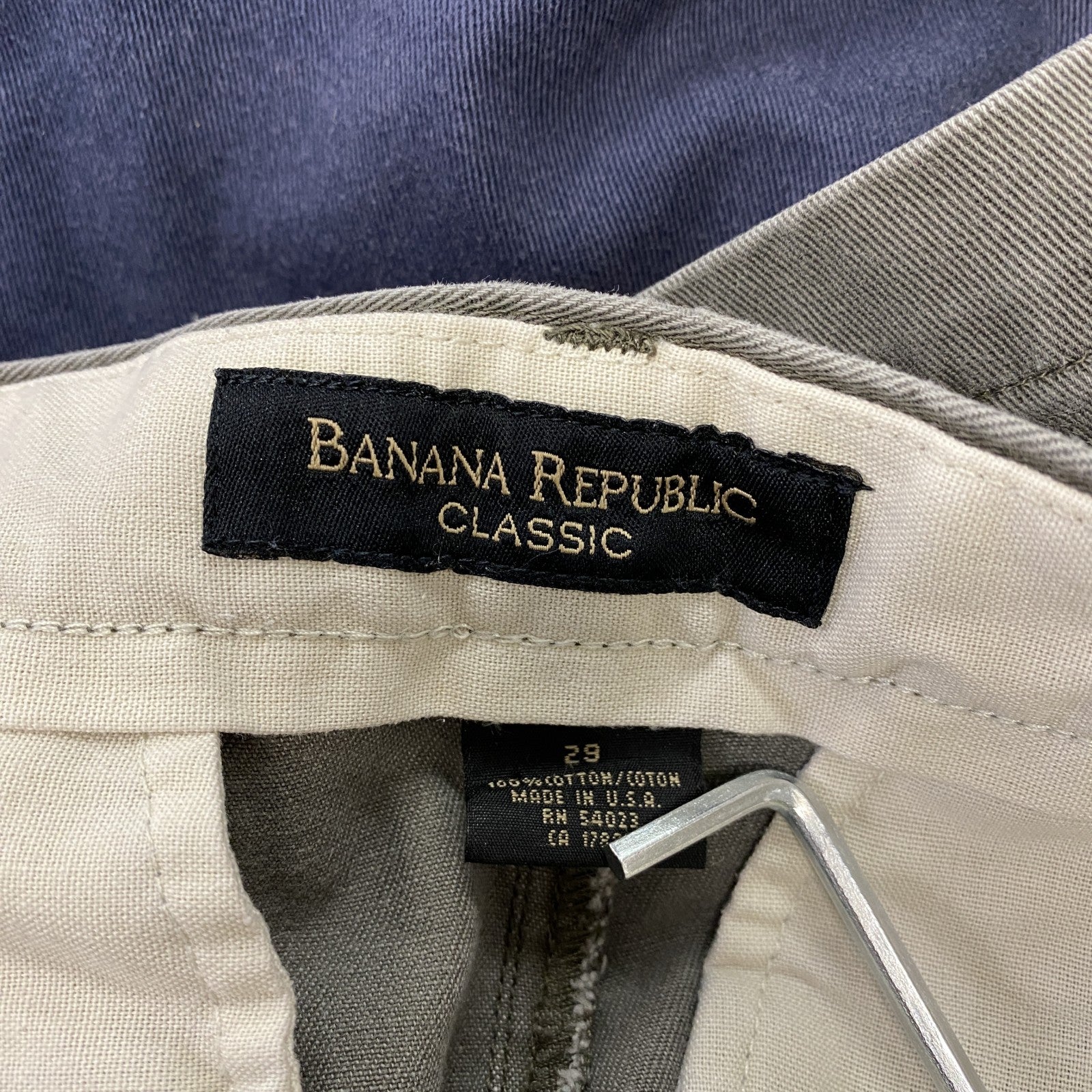 90s～　BANANA REPUBLIC　バナナリパブリック　ハーフパンツ/ショートパンツ　チャコールグレー　29サイズ