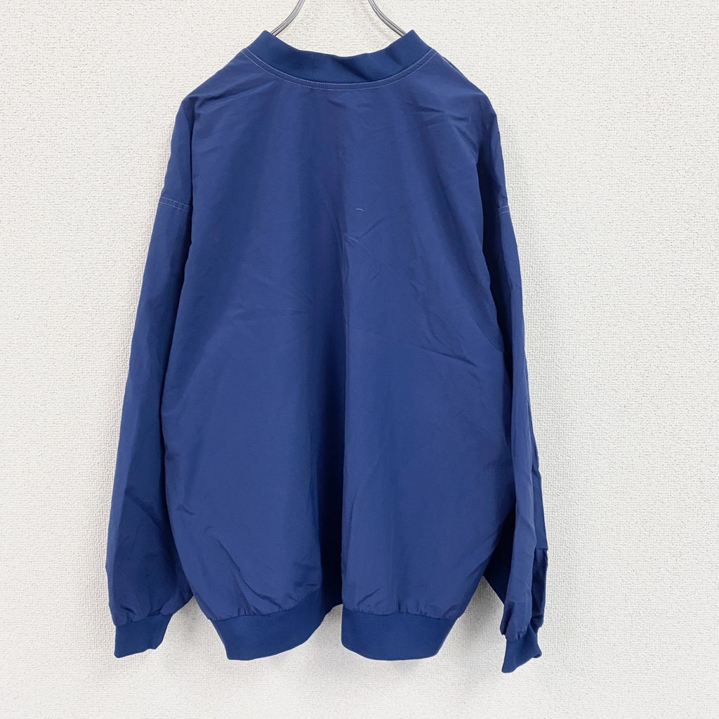 90s　LANDS’END　ランズエンド　ナイロンプルオーバージャケット　ヴィンテージ　青　ブルー　Lサイズ