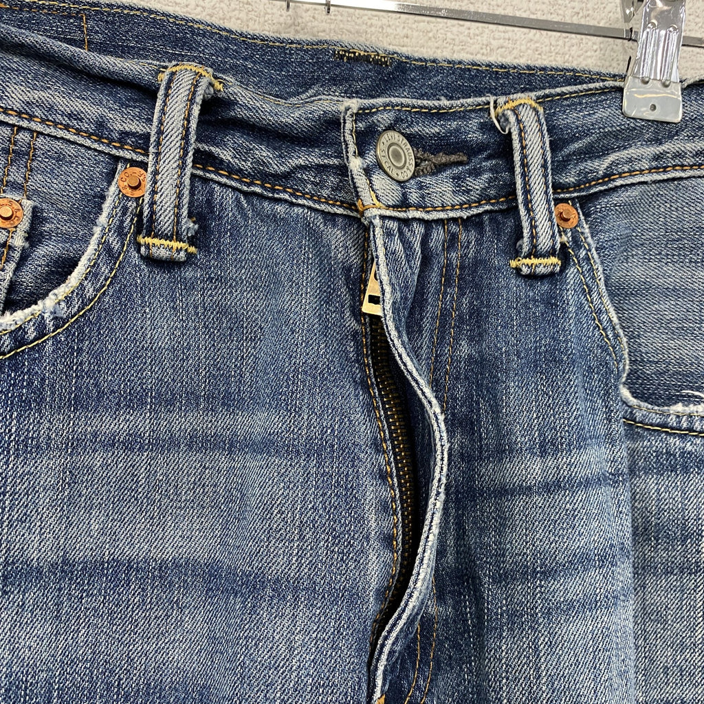 Levi's　リーバイス　505　デニムパンツ/ジーンズ　ジップフライ　縦落ち　鬼ヒゲ　インディゴ　W32サイズ