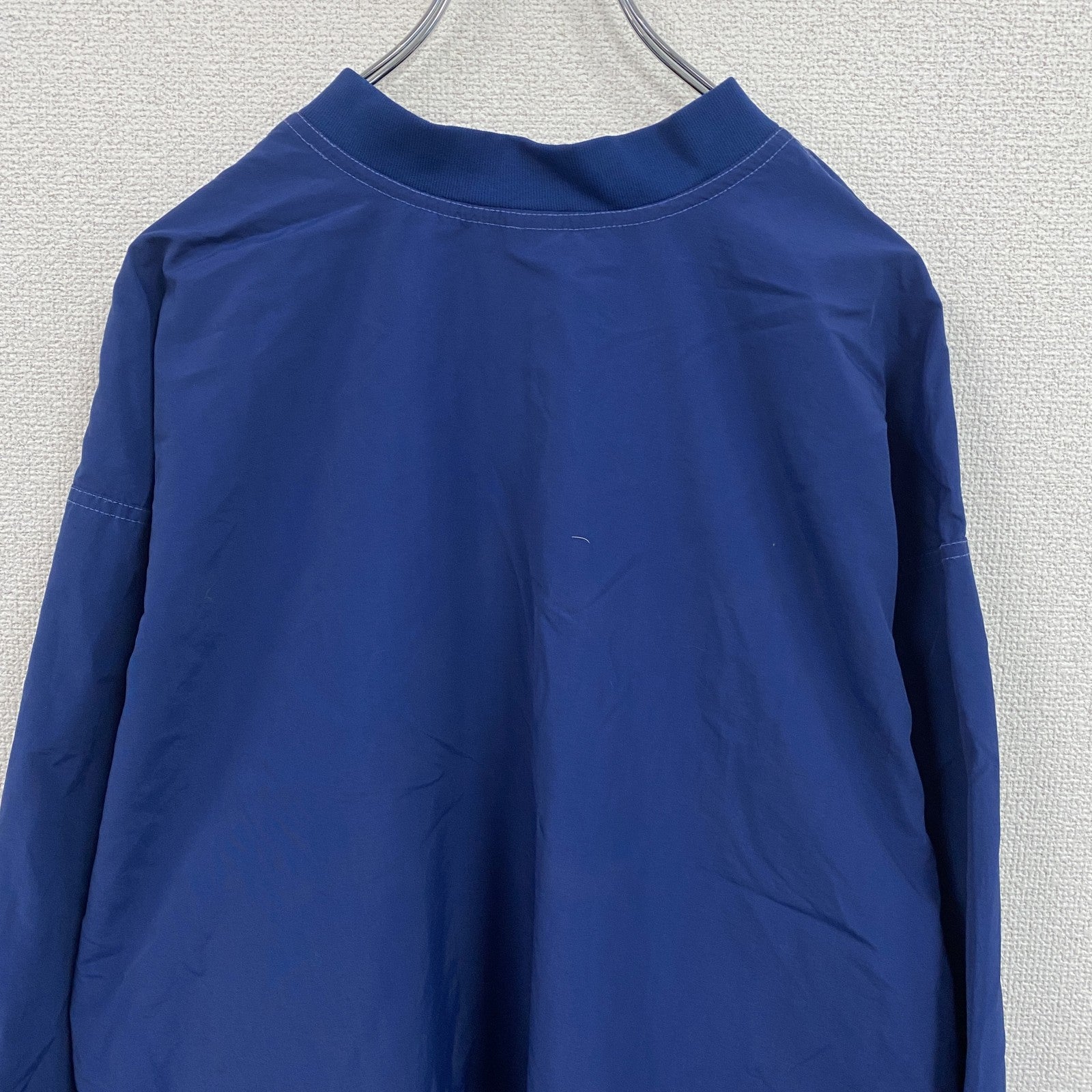 90s　LANDS’END　ランズエンド　ナイロンプルオーバージャケット　ヴィンテージ　青　ブルー　Lサイズ