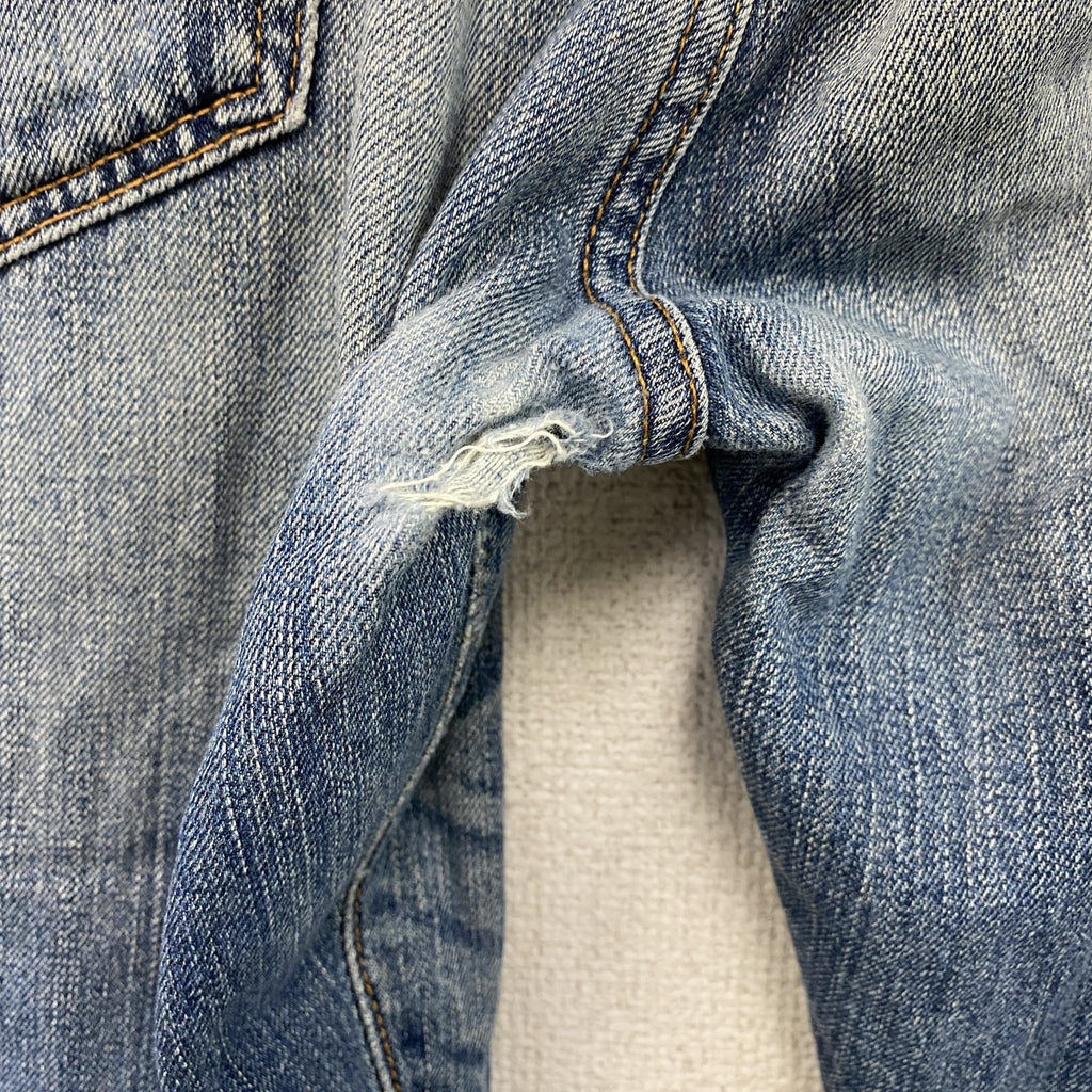 Levi's　リーバイス　505　デニムパンツ/ジーンズ　ジップフライ　縦落ち　鬼ヒゲ　インディゴ　W32サイズ