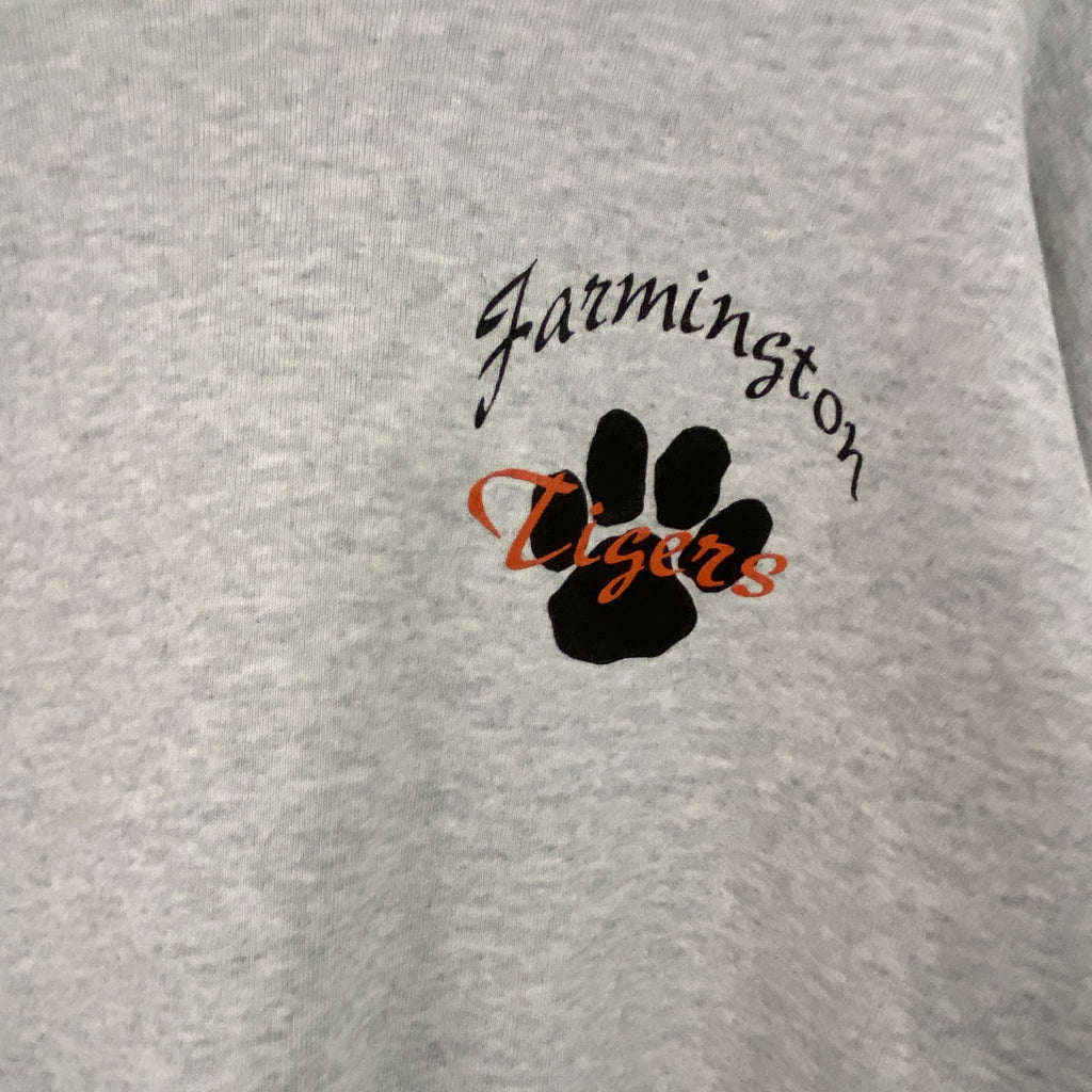 Farmington Tigers Lacrosse　ファミリントンタイガースラクロス　スウェット　トレーナー　灰色　グレー　古着