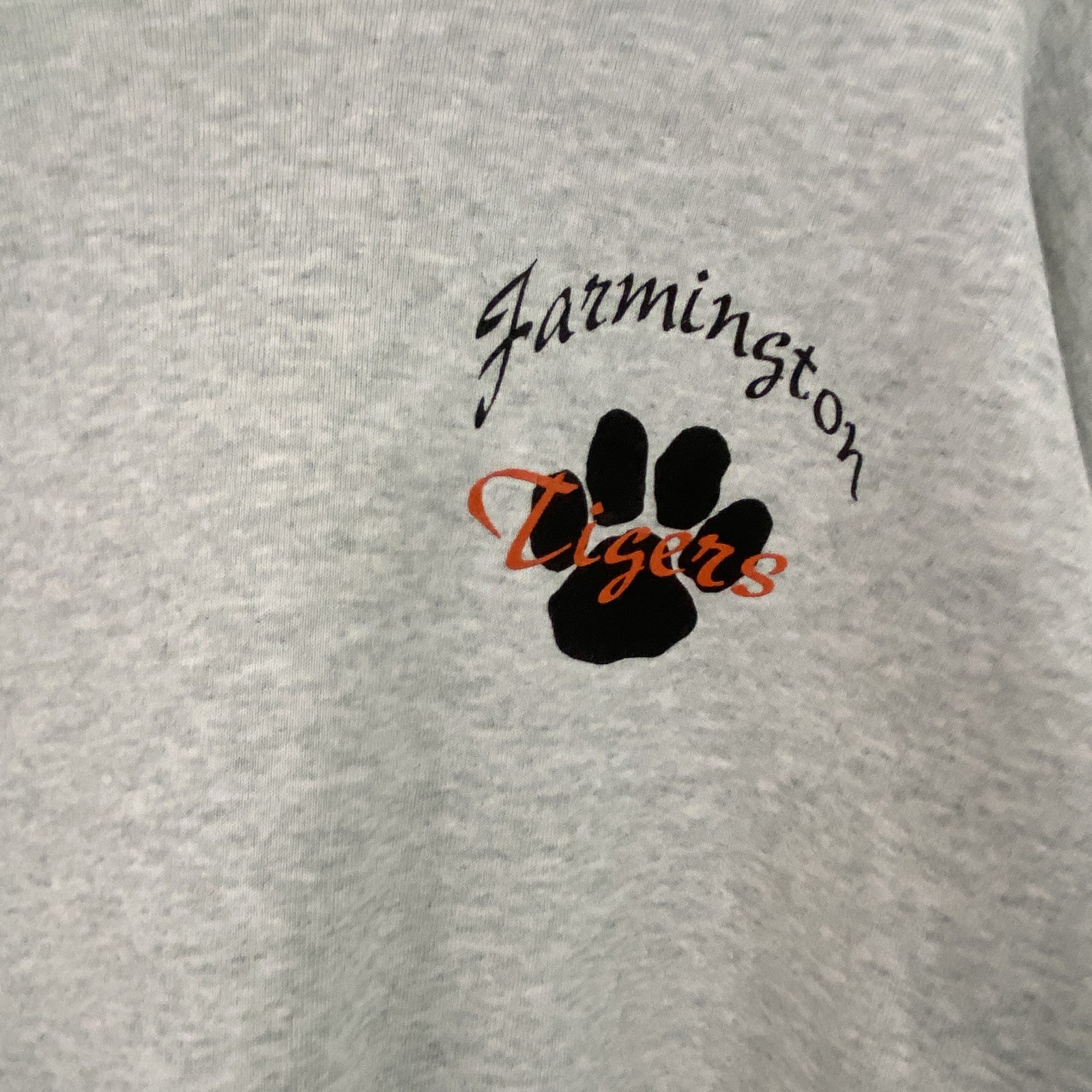 Farmington Tigers Lacrosse　ファミリントンタイガースラクロス　スウェット　トレーナー　灰色　グレー　古着