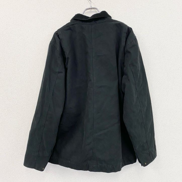 Corner Stone　フルジップダックジャケット　ドクターペッパー　黒　ブラック　XLサイズ