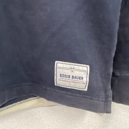 Eddie Bauer　エディーバウアー　長袖ラガーシャツ　黒　ブラック