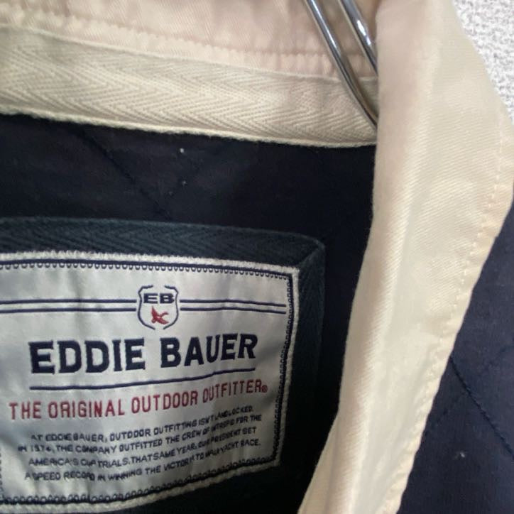 Eddie Bauer　エディーバウアー　長袖ラガーシャツ　黒　ブラック