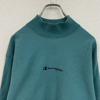 Champion　チャンピオン　リバースウィーブ　ハイネックスウェット/トレーナー　エメラルドグリーン　Mサイズ