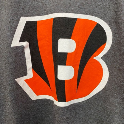 古着 used　半袖プリントTシャツ　NFL　TEAM　APPAREL　シンシナティ・ベンガルズ　フットボール　グレー　Lサイズ