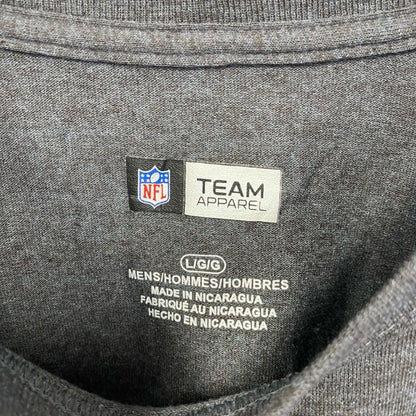 古着 used　半袖プリントTシャツ　NFL　TEAM　APPAREL　シンシナティ・ベンガルズ　フットボール　グレー　Lサイズ