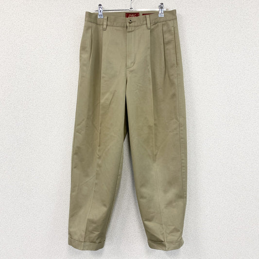 00s　Eddie Bauer　エディーバウアー　KHAKIS　チノパンツ　ツータック　ヴィンテージ　ベージュ　W30サイズ