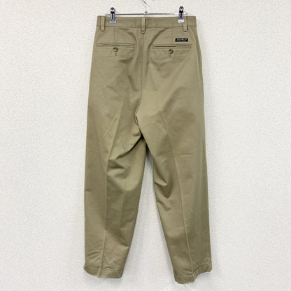 00s　Eddie Bauer　エディーバウアー　KHAKIS　チノパンツ　ツータック　ヴィンテージ　ベージュ　W30サイズ