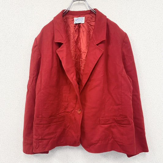 70s　PENDLETON　ペンドルトン　ウールテーラードジャケット　ヴィンテージ　赤　レッド