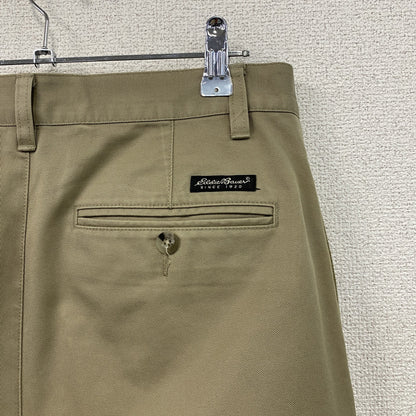 00s　Eddie Bauer　エディーバウアー　KHAKIS　チノパンツ　ツータック　ヴィンテージ　ベージュ　W30サイズ