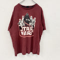 STAR WARS　スターウォーズ　Disney　ディズニー　半袖プリントムービーTシャツ　赤　レッド　XLサイズ