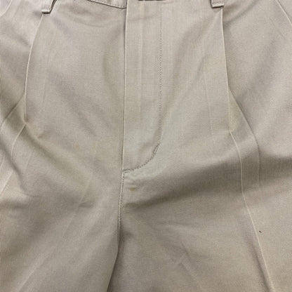 00s　Eddie Bauer　エディーバウアー　KHAKIS　チノパンツ　ツータック　ヴィンテージ　ベージュ　W30サイズ