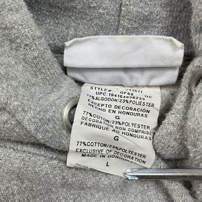 Champion　チャンピオン　リバースウィーブ　スウェットパーカー/フーディー　デカロゴ　霜降りグレー　Lサイズ
