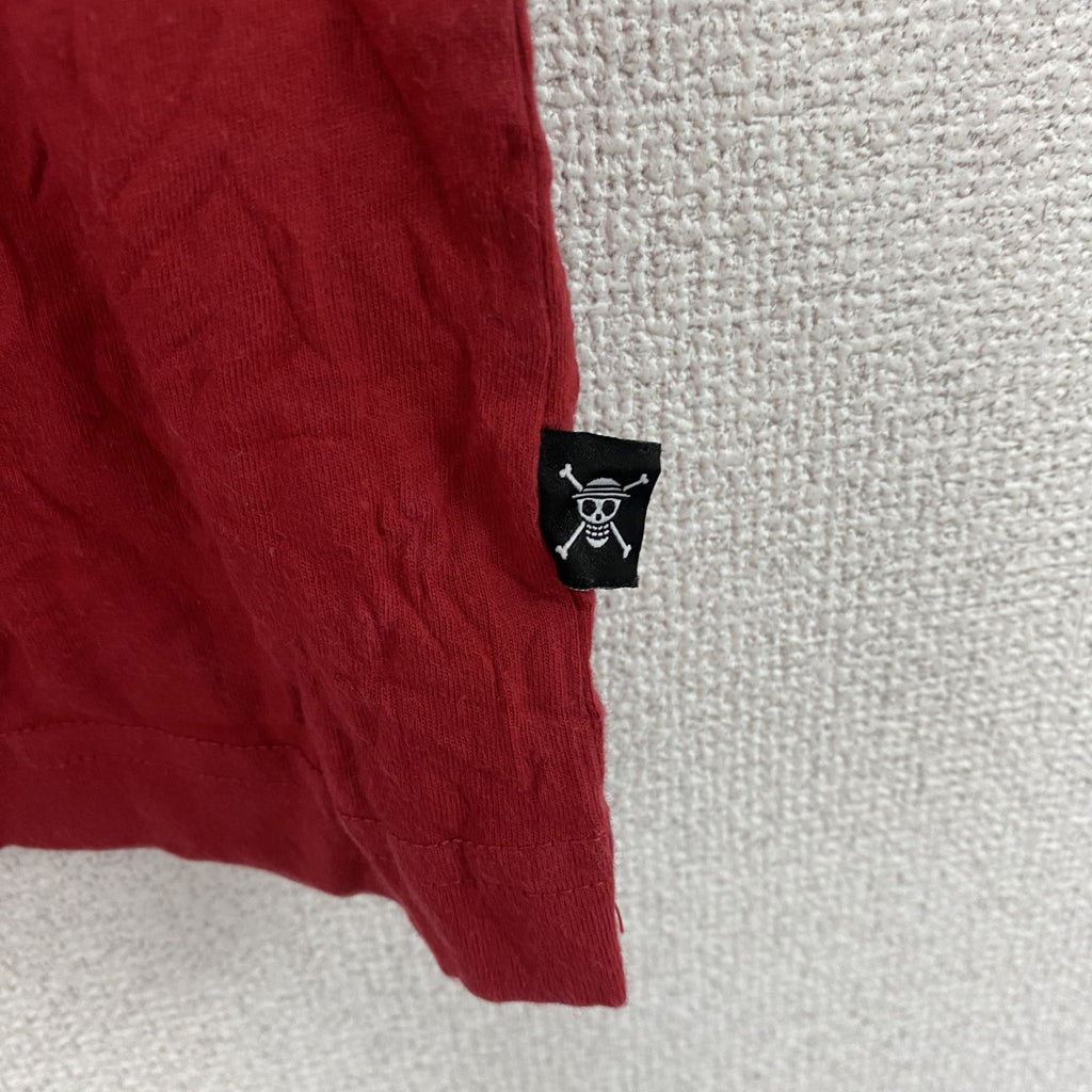 UNIQLO　ユニクロ　UT　ONE PIECE　ワンピース　半袖プリントアニメTシャツ　キャラクターT　赤　レッド　Mサイズ