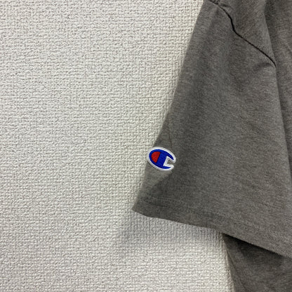 古着 used　champion チャンピオン　半袖チームロゴプリントTシャツ　NHL　シアトルクラーケン　グレー　Mサイズ