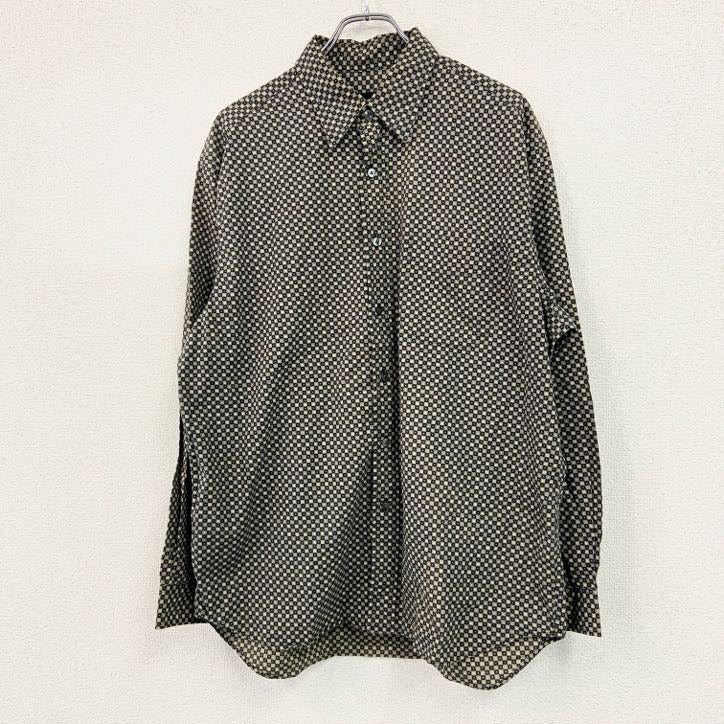 Eddie Bauer　エディーバウアー　長袖シャツ　総柄　マルチカラー