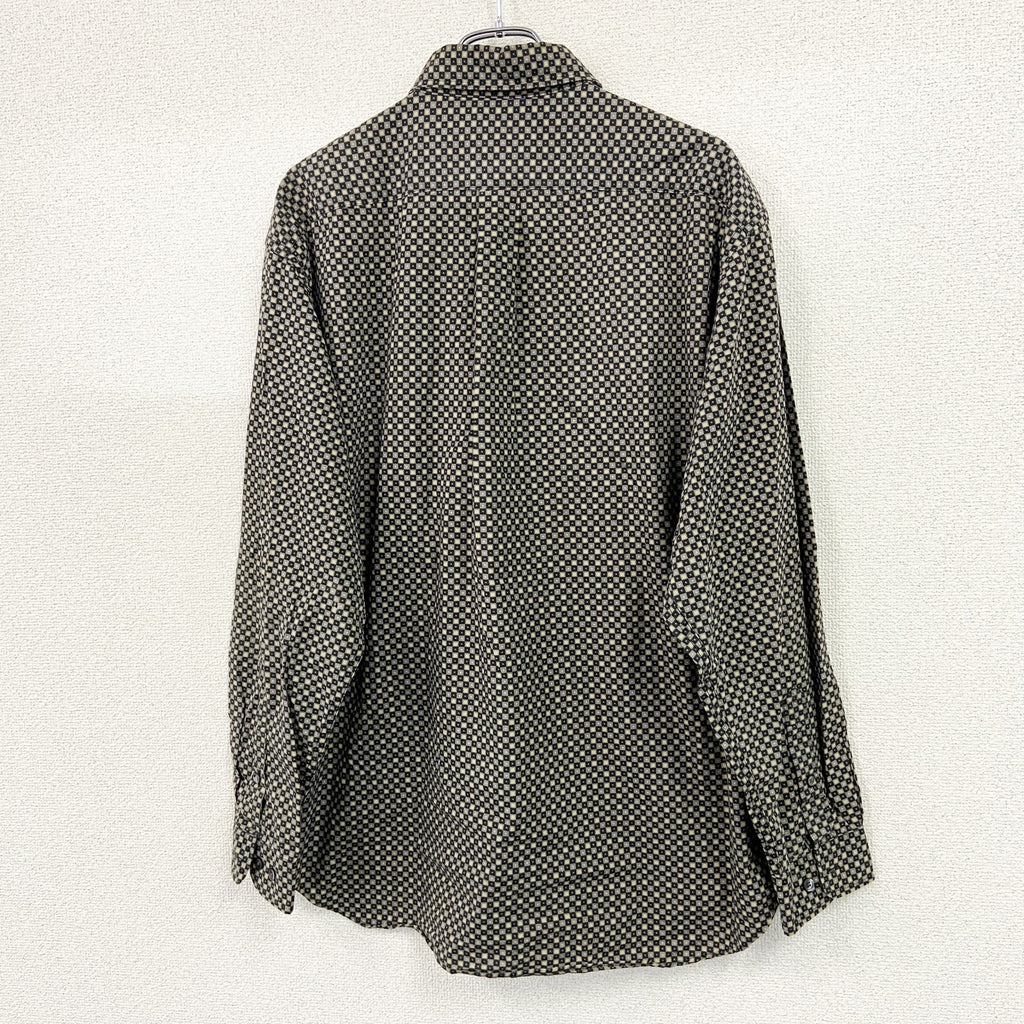Eddie Bauer　エディーバウアー　長袖シャツ　総柄　マルチカラー