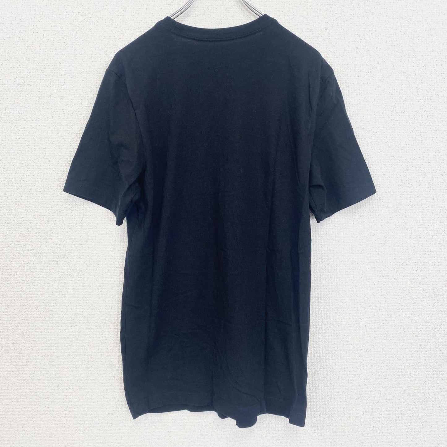 古着 used　NIKE ナイキ　半袖プリントTシャツ　柴犬　スウッシュロゴ　クルーネック　春夏服　黒　カジュアル　Sサイズ
