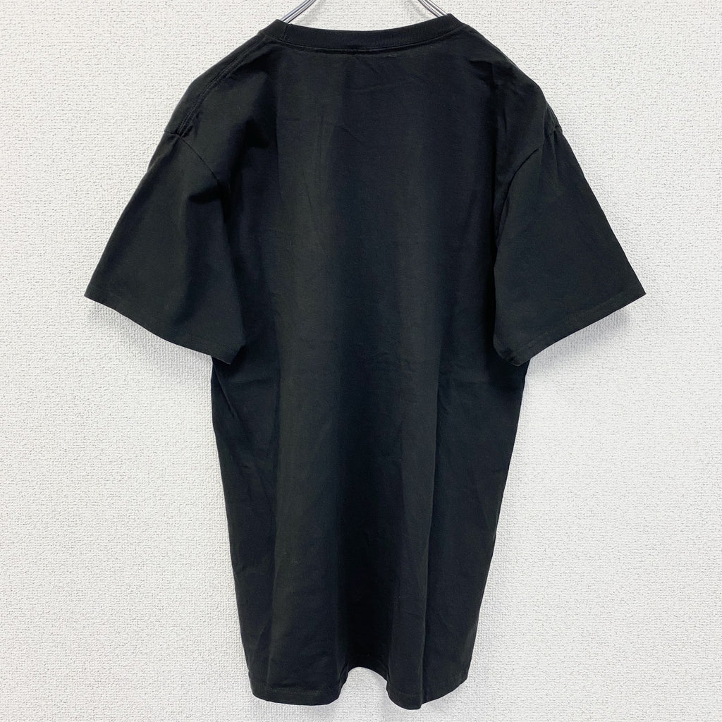 古着 used　半袖プリントTシャツ　NHL　ピッツバーグ・ペンギンズ　チームロゴ　ホッケー　レトロ　ブラック　黒　Mサイズ