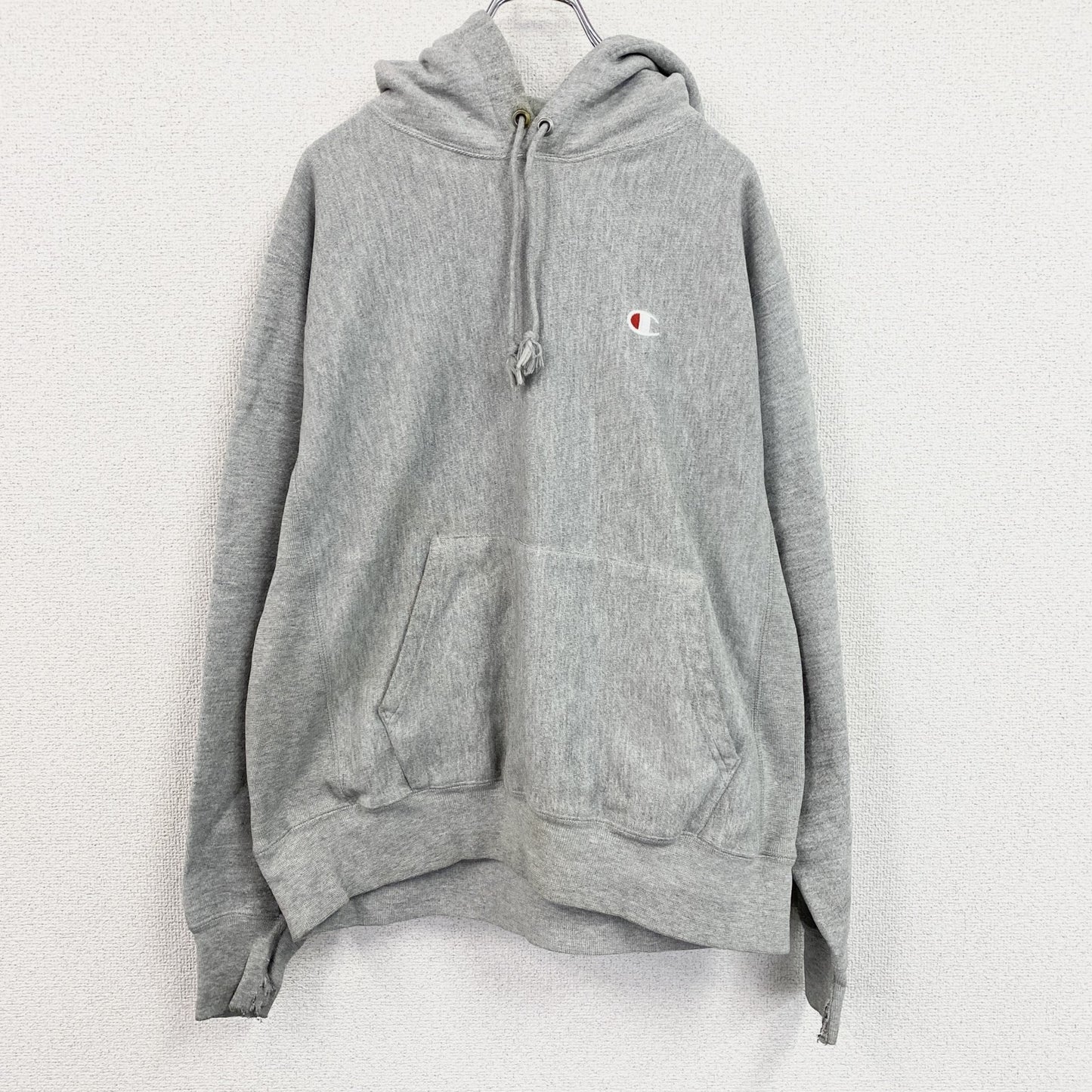 Champion　チャンピオン　リバースウィーブ　スウェットパーカー/フーディー　霜降りグレー　Mサイズ