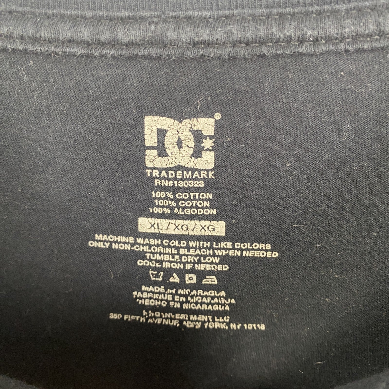 古着 used　DC ディーシー　半袖プリントTシャツ　ベアー　車　ビッグT　クルーネック　春夏服　レトロ　黒　XLサイズ