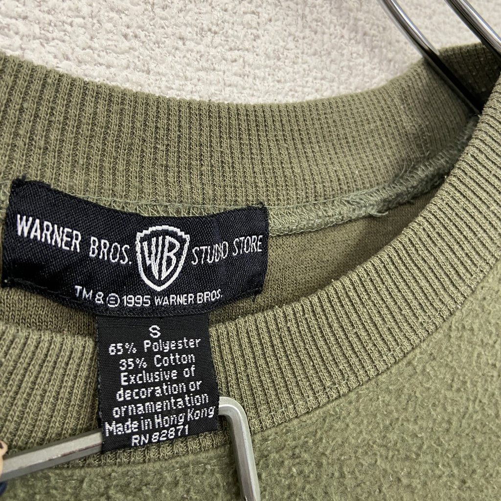 WARNER BROS　ワーナーブラザーズ　スウェット/トレーナー　ルーニーテューンズ　緑　グリーン