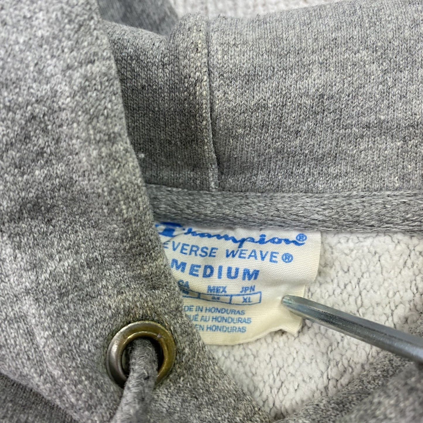 Champion　チャンピオン　リバースウィーブ　スウェットパーカー/フーディー　霜降りグレー　Mサイズ