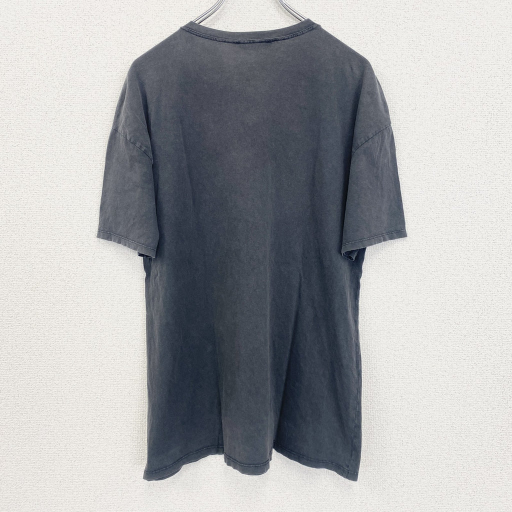 古着 used　ZARA　半袖プリントTシャツ　Disney　ミッキー　ミニー　デイジー　クルーネック　春夏服　　灰色　Mサイズ