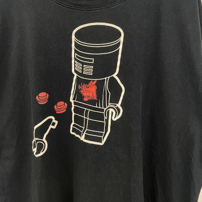 古着 used　GILDAN ギルダン　半袖プリントTシャツ　LEGO　レゴ　クルーネック　春夏服　黒　カジュアル　Lサイズ