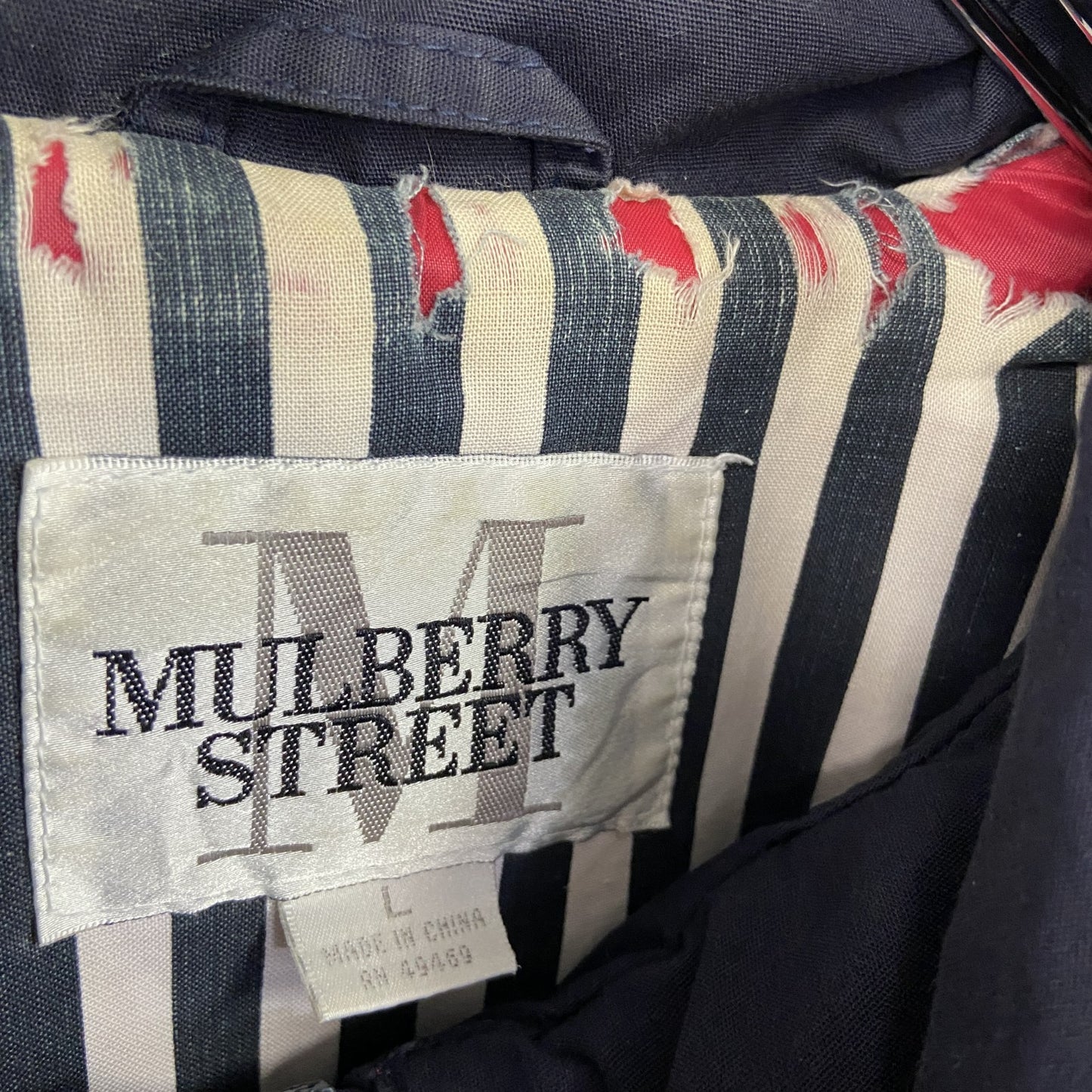 MULBERRY　STREET　マウンテンパーカー　赤　レッド　Lサイズ