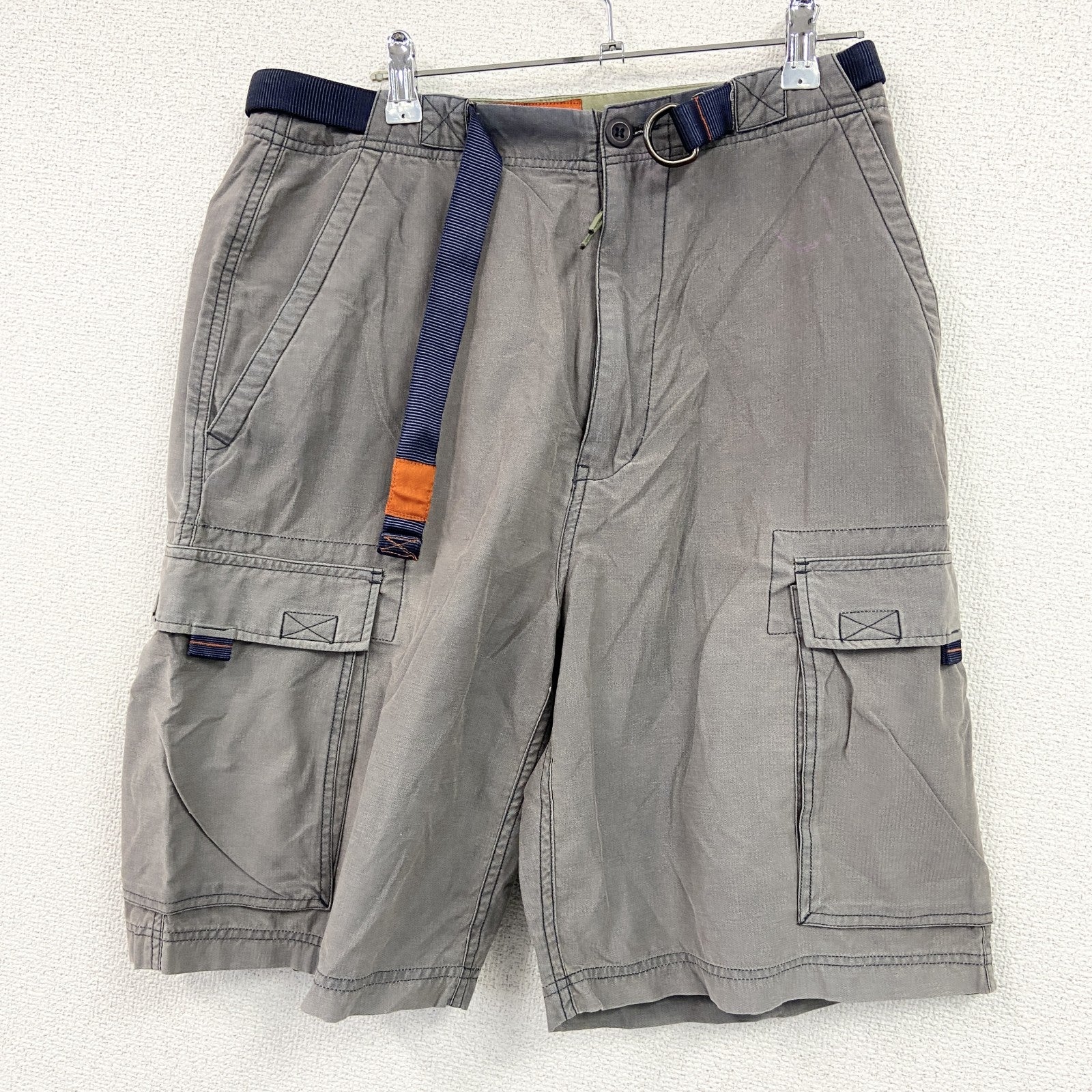 Abercrombie＆Fitch　アバクロンビー＆フィッチ　ハーフナイロンパンツ/ショートパンツ　灰色　グレー　Mサイズ