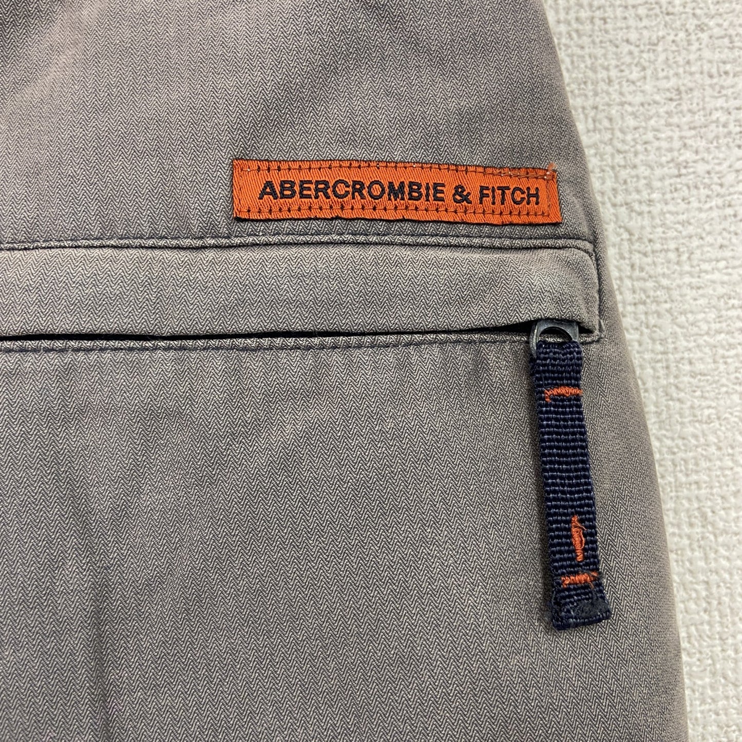 Abercrombie＆Fitch　アバクロンビー＆フィッチ　ハーフナイロンパンツ/ショートパンツ　灰色　グレー　Mサイズ