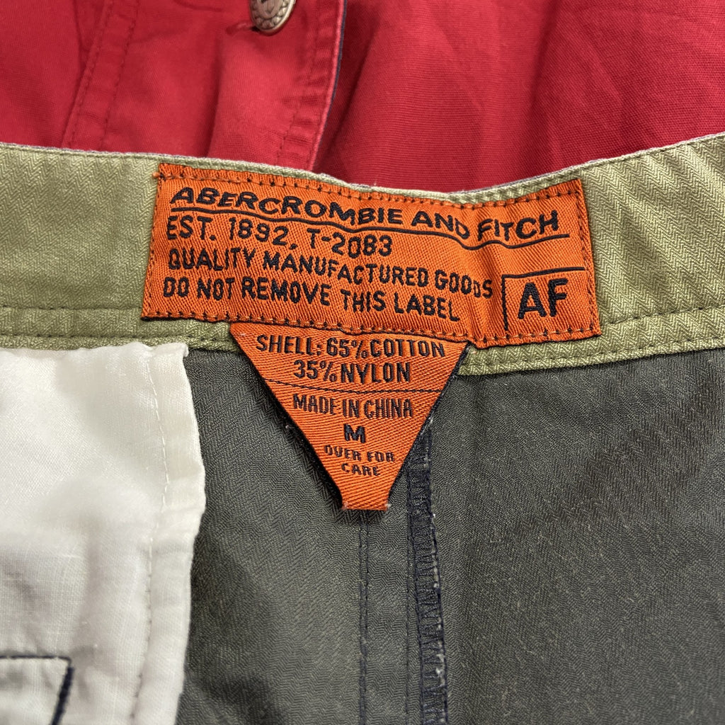Abercrombie＆Fitch　アバクロンビー＆フィッチ　ハーフナイロンパンツ/ショートパンツ　灰色　グレー　Mサイズ