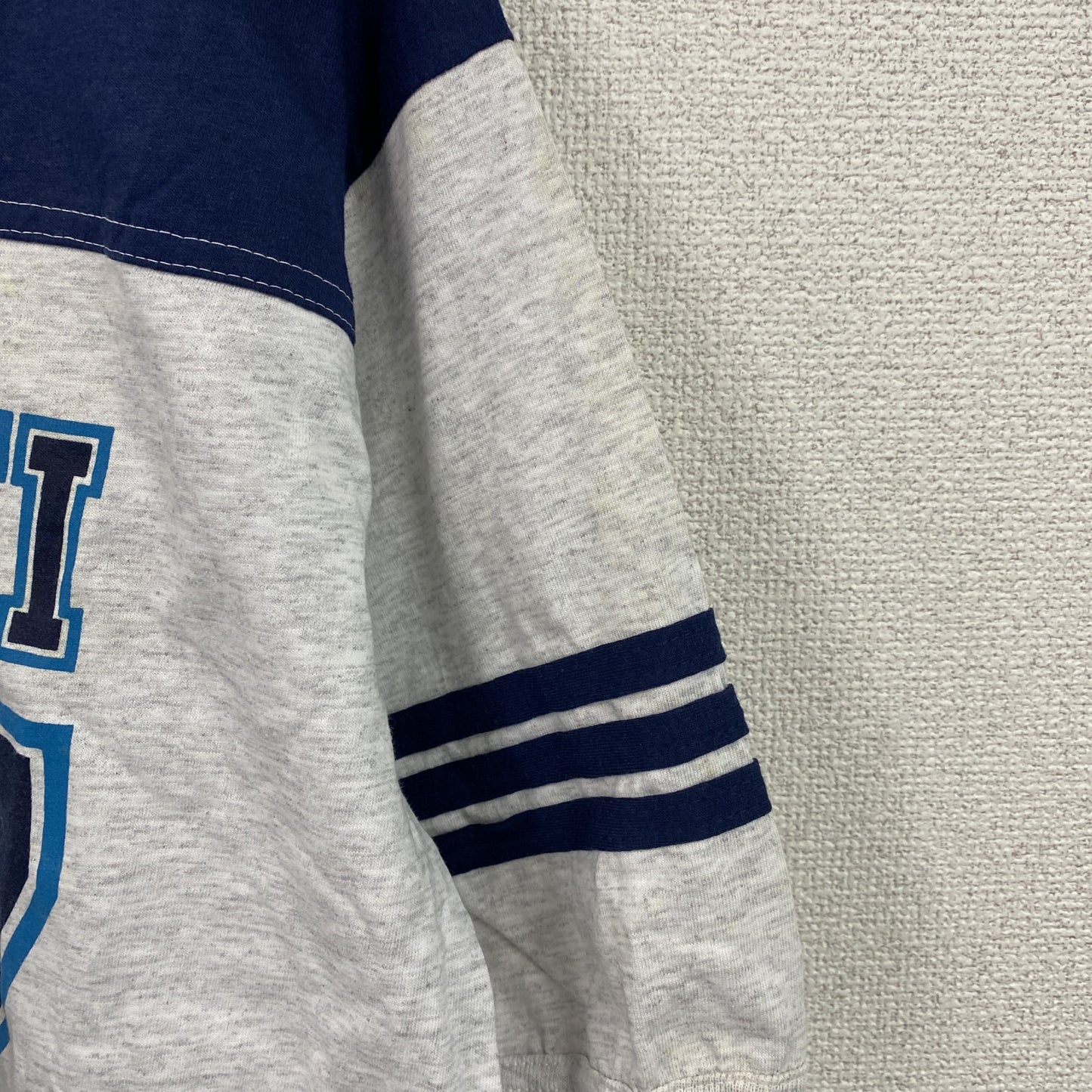 Alore　アローレ　半袖プリントTシャツ　グレー　紺　ネイビー　Lサイズ