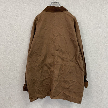 90s～　RUGGED RUN　カバーオール　ハンティングジャケット　コーデュロイカラー　茶色　ブラウン　Lサイズ