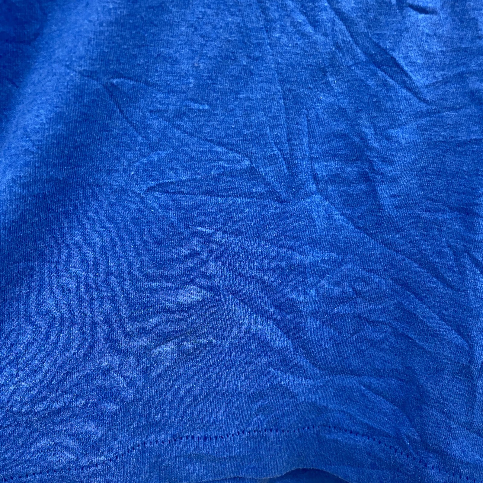 90s　BEST　Fruit of the Loom　半袖プリントTシャツ　シングルステッチ　ヴィンテージ　青　ブルー　XLサイズ