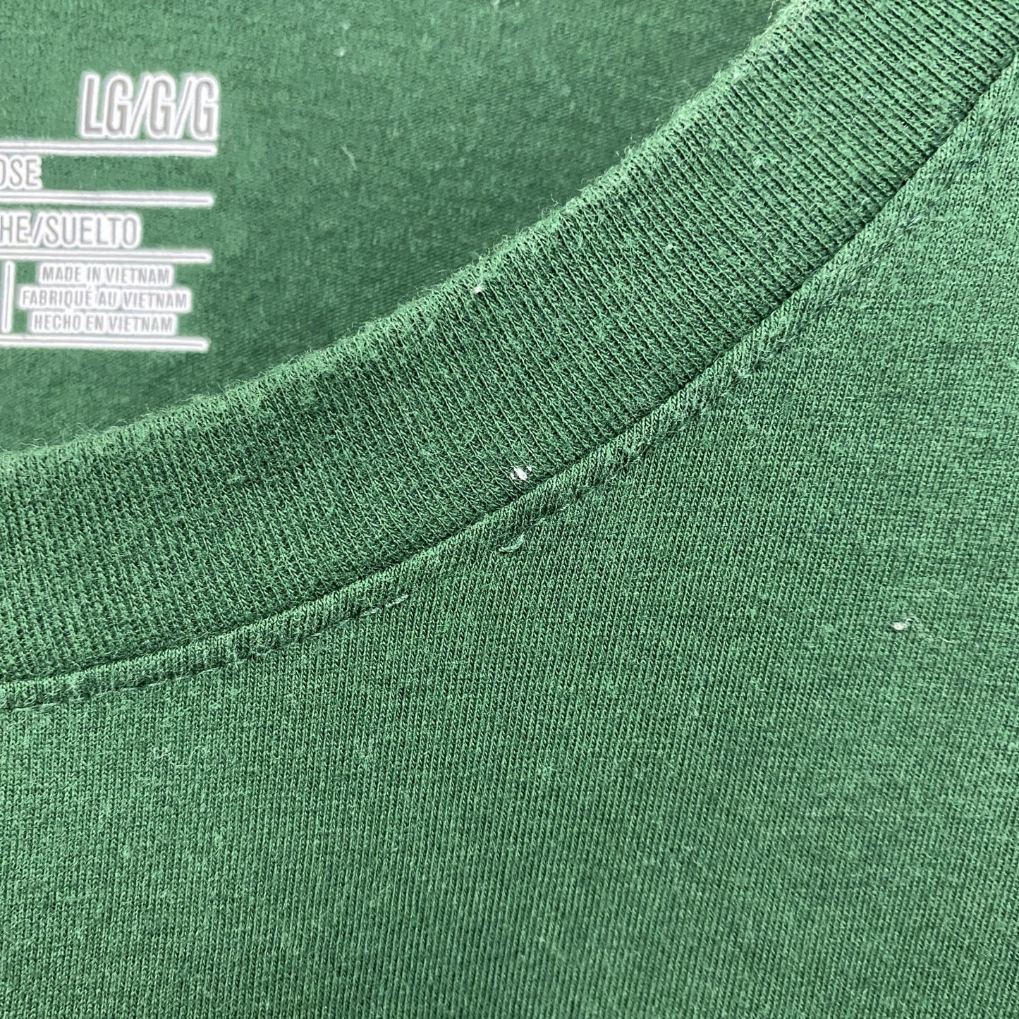 古着 used　UNDER ARMOUR アンダーアーマー　半袖プリントTシャツ　NCAA　アメフト　クルーネック　緑　Lサイズ