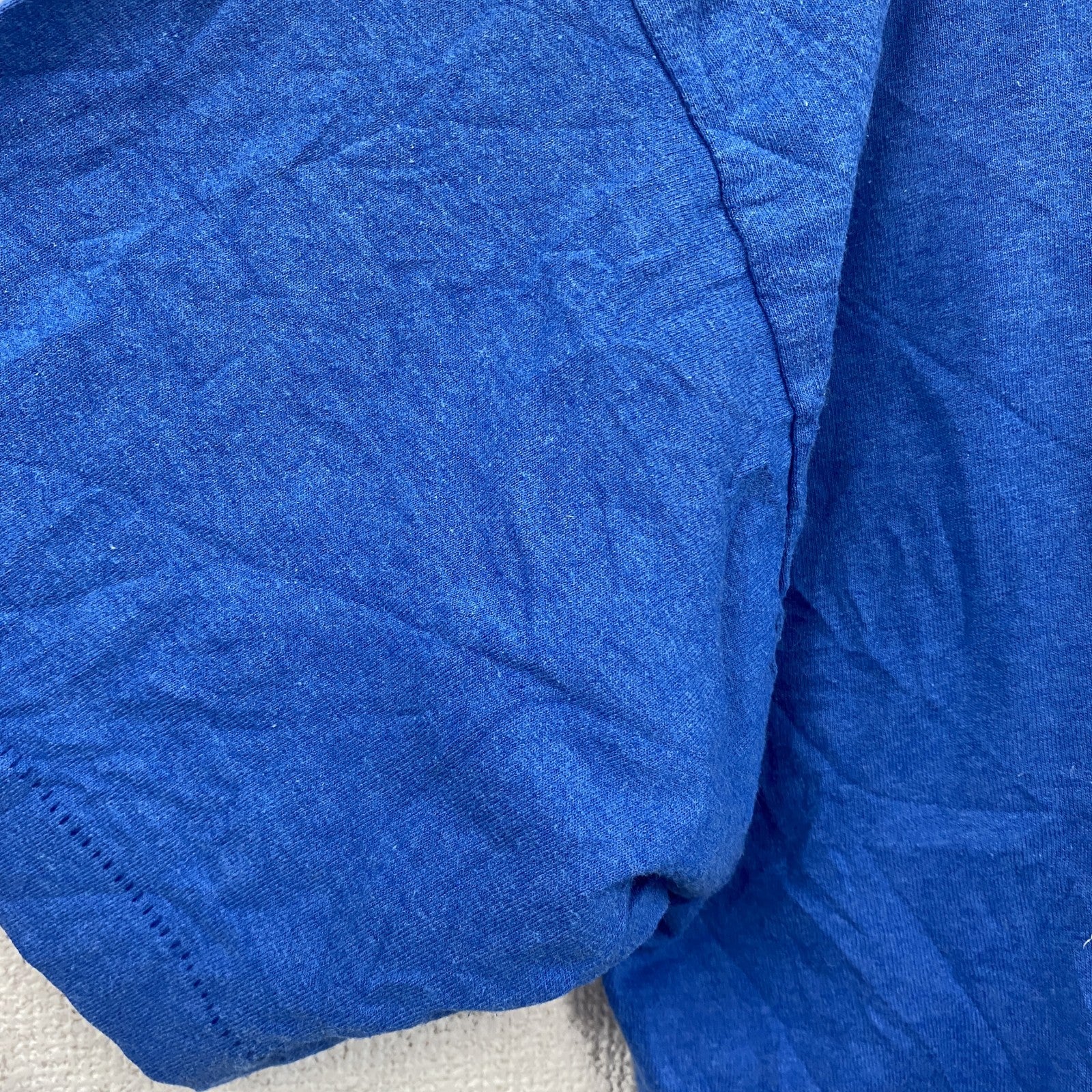 90s　BEST　Fruit of the Loom　半袖プリントTシャツ　シングルステッチ　ヴィンテージ　青　ブルー　XLサイズ
