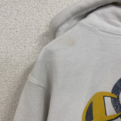 Champion　チャンピオン　リバースウィーブ　スウェットパーカー/フーディー　デカロゴ　白　ホワイト　Sサイズ